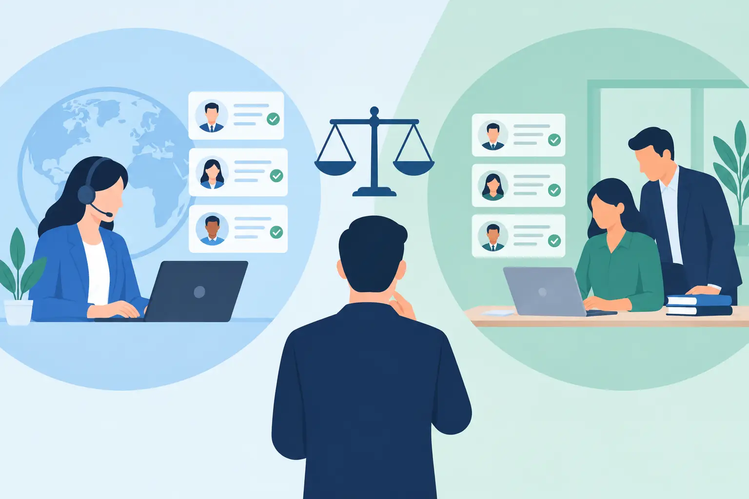 Outsourced Screening Versus In-House Checks